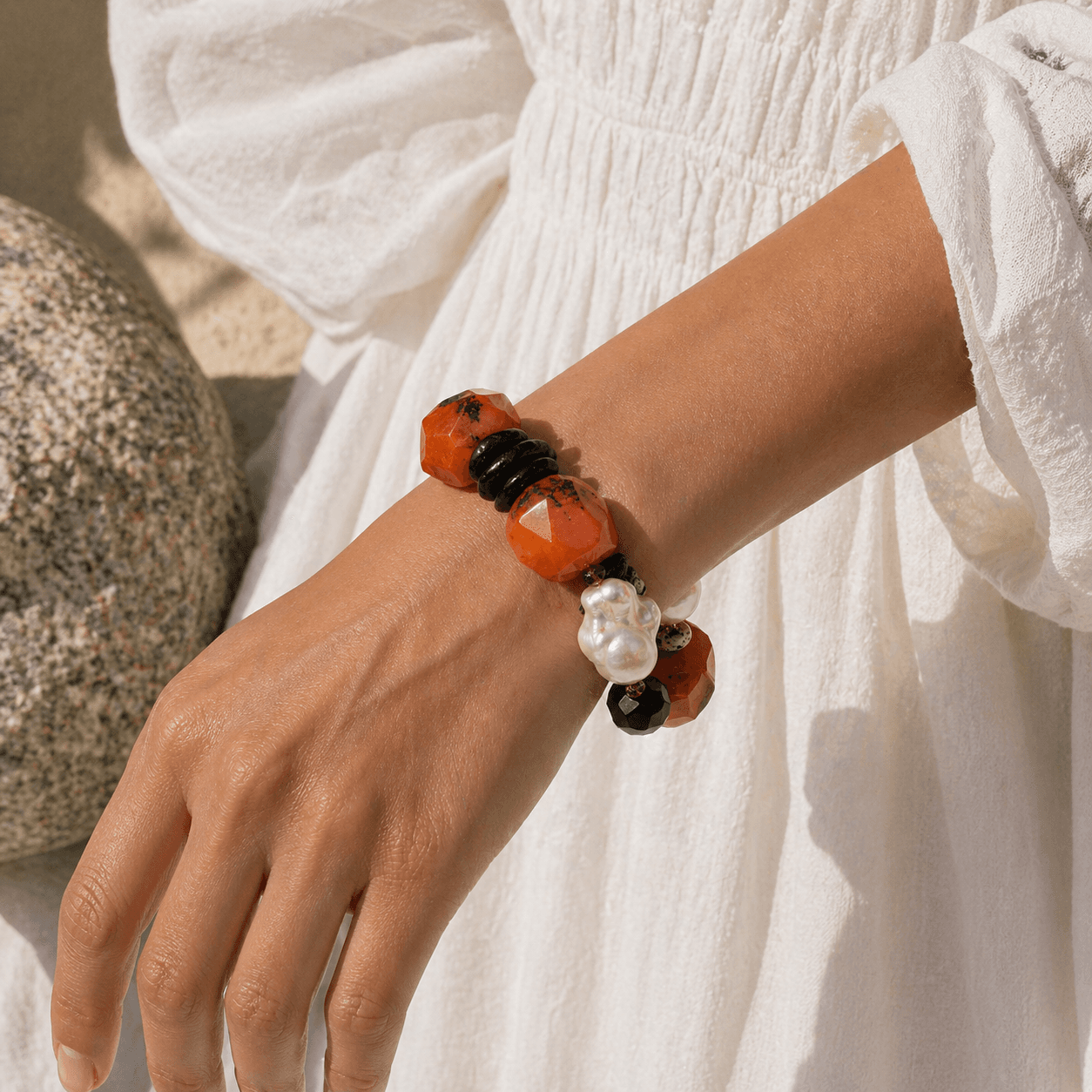 The Grounded Dominion Bracelet Wearing